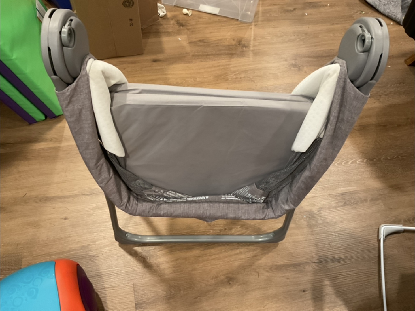 Portable folding Evenflo Bassinet - Grey - photo 3