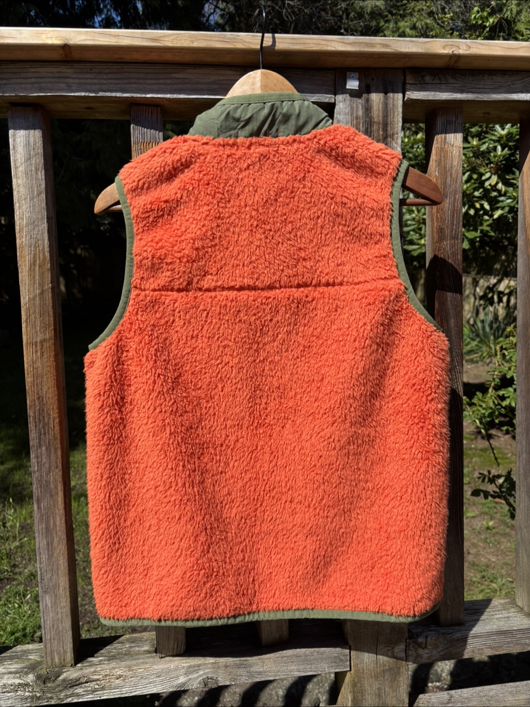 Polo Ralph Lauren Orange Sherpa Vest Size S - photo 3