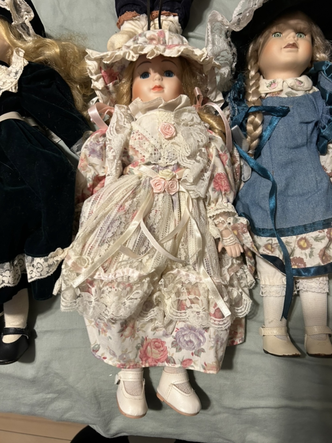 Collection of Seven Porcelain Dolls - photo 3