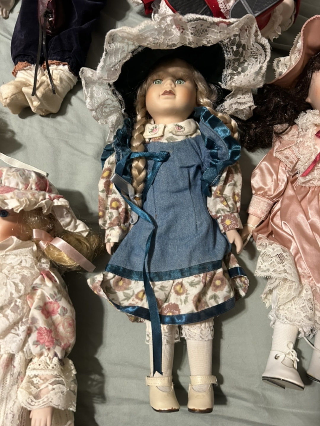 Collection of Seven Porcelain Dolls - photo 4