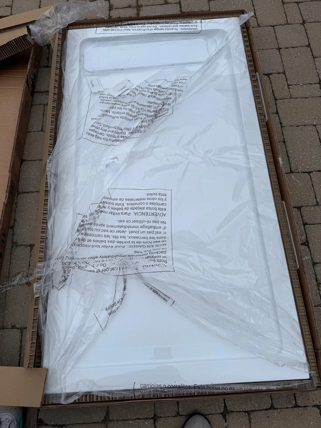 New Unopened 60" x 32" Shower Base thumbnail