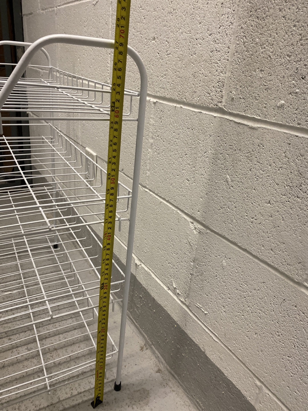 White Metal 3-Tier Shoe Rack - photo 4