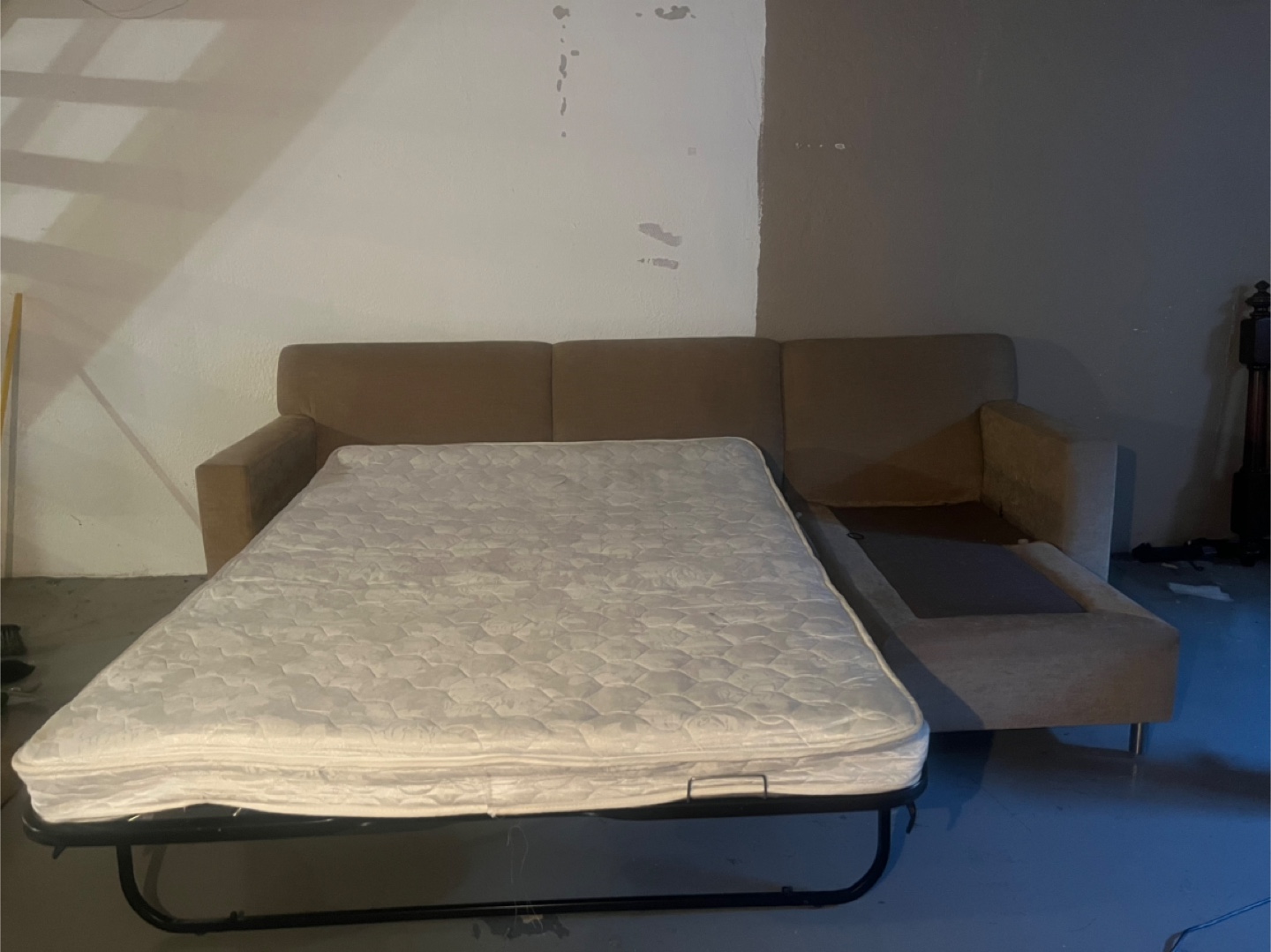 Brown Sectional Sofa Bed - photo 2