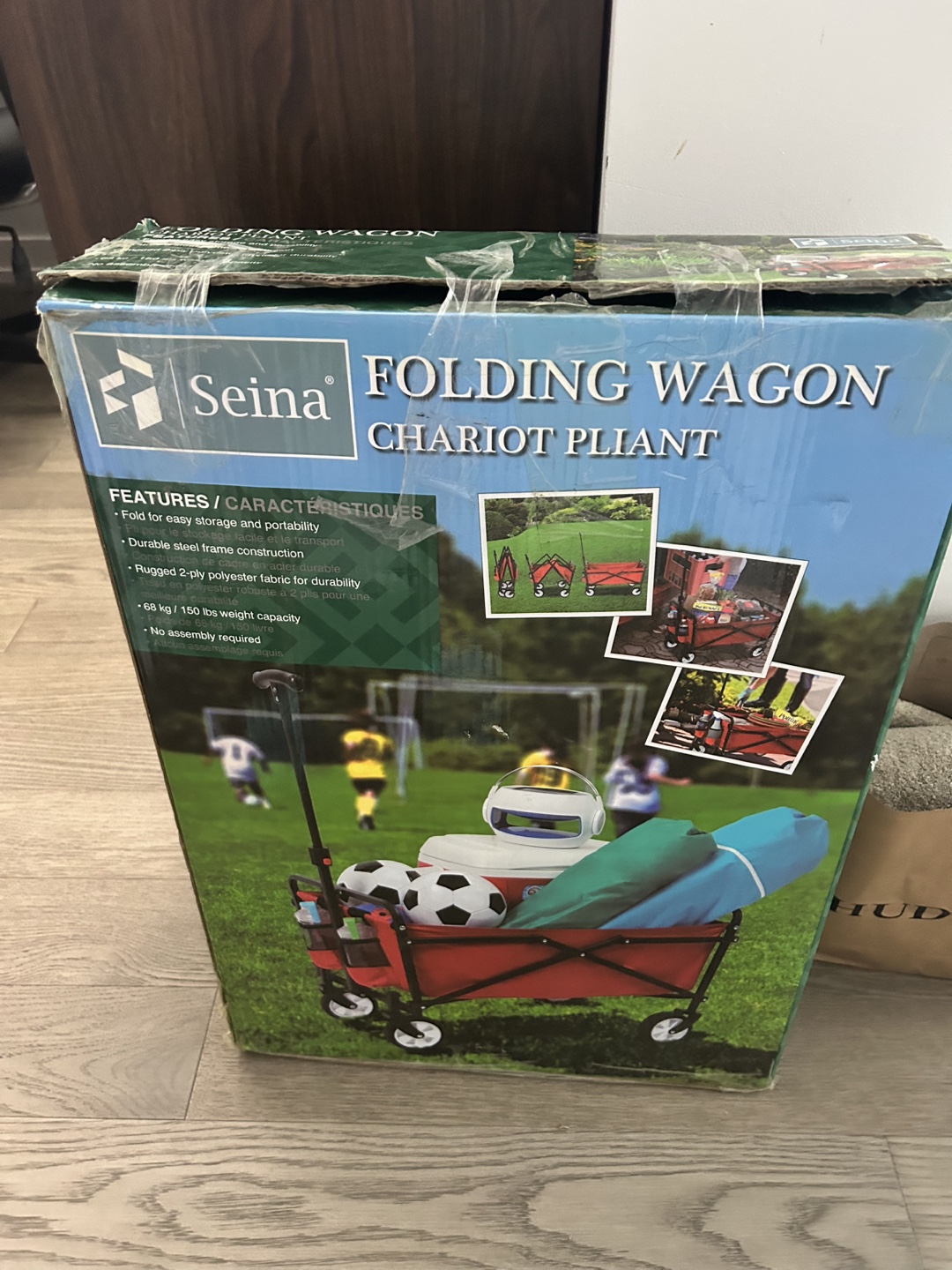 Seina Folding Wagon - Red