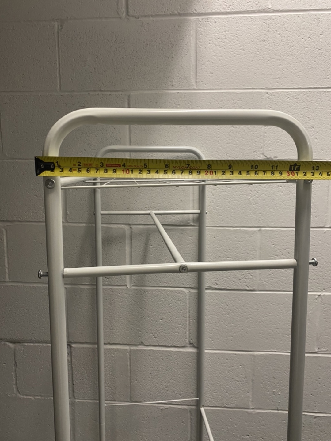White Metal Clothing Rack - photo 2