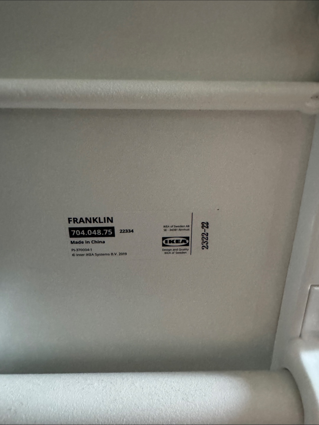 Pair of White IKEA Franklin Bar Stools - photo 3