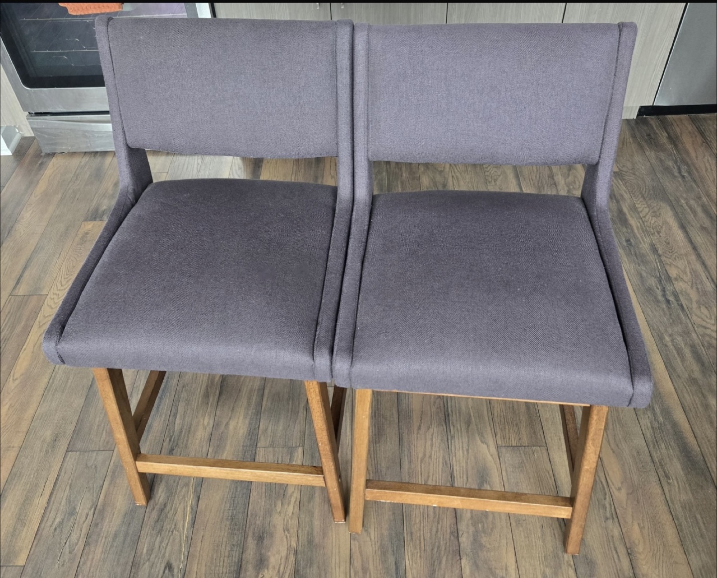 Pair of Mid-Century Modern Counter Stools