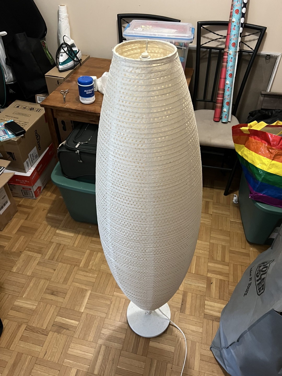 Tall White Floor Lamp