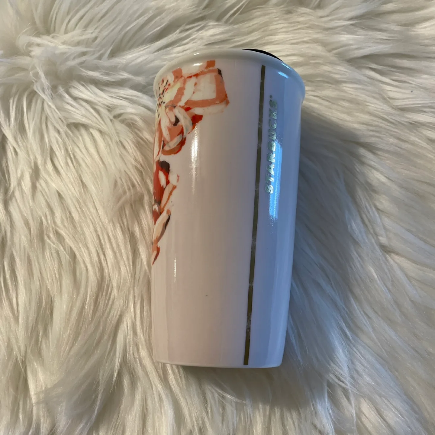 Starbucks Floral Ceramic Travel Mug image indicator(3)