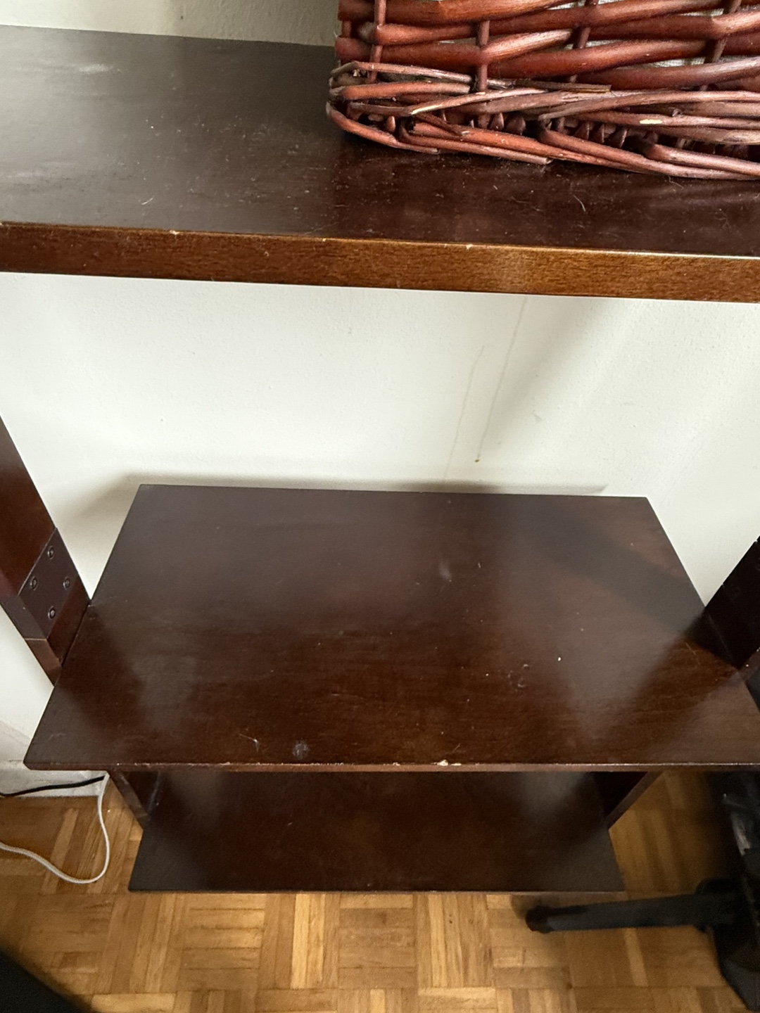 Dark Brown Wooden decorative shelf - photo 3