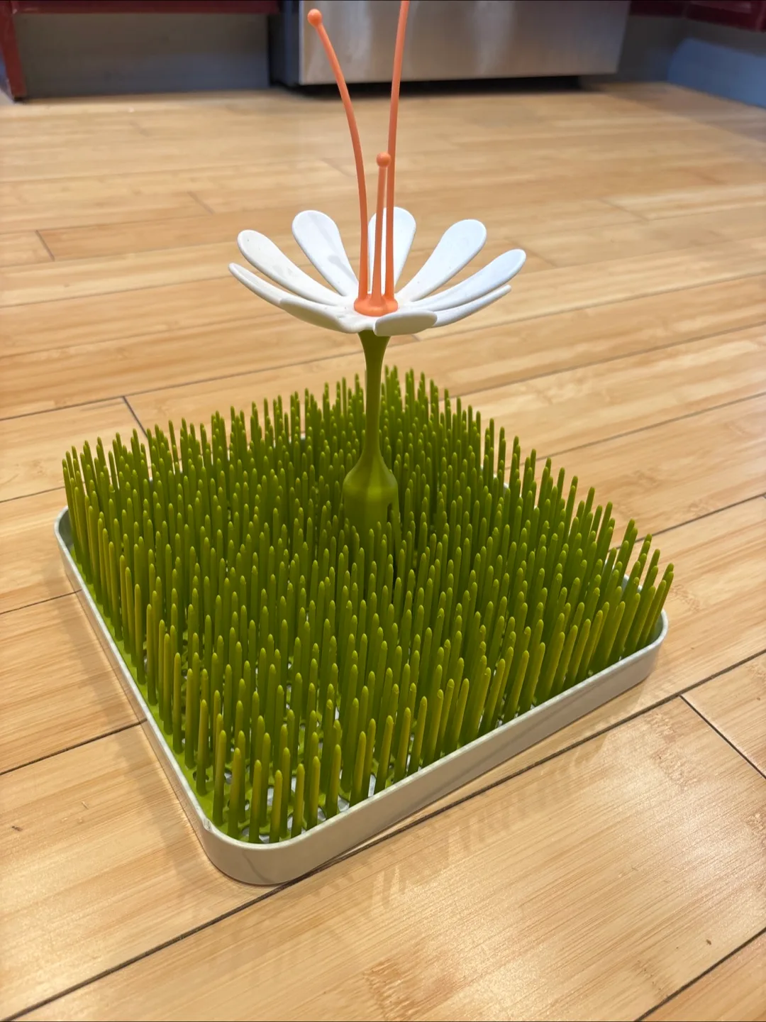 Baby Bottle Drying Rack with Flower Stand thumbnail