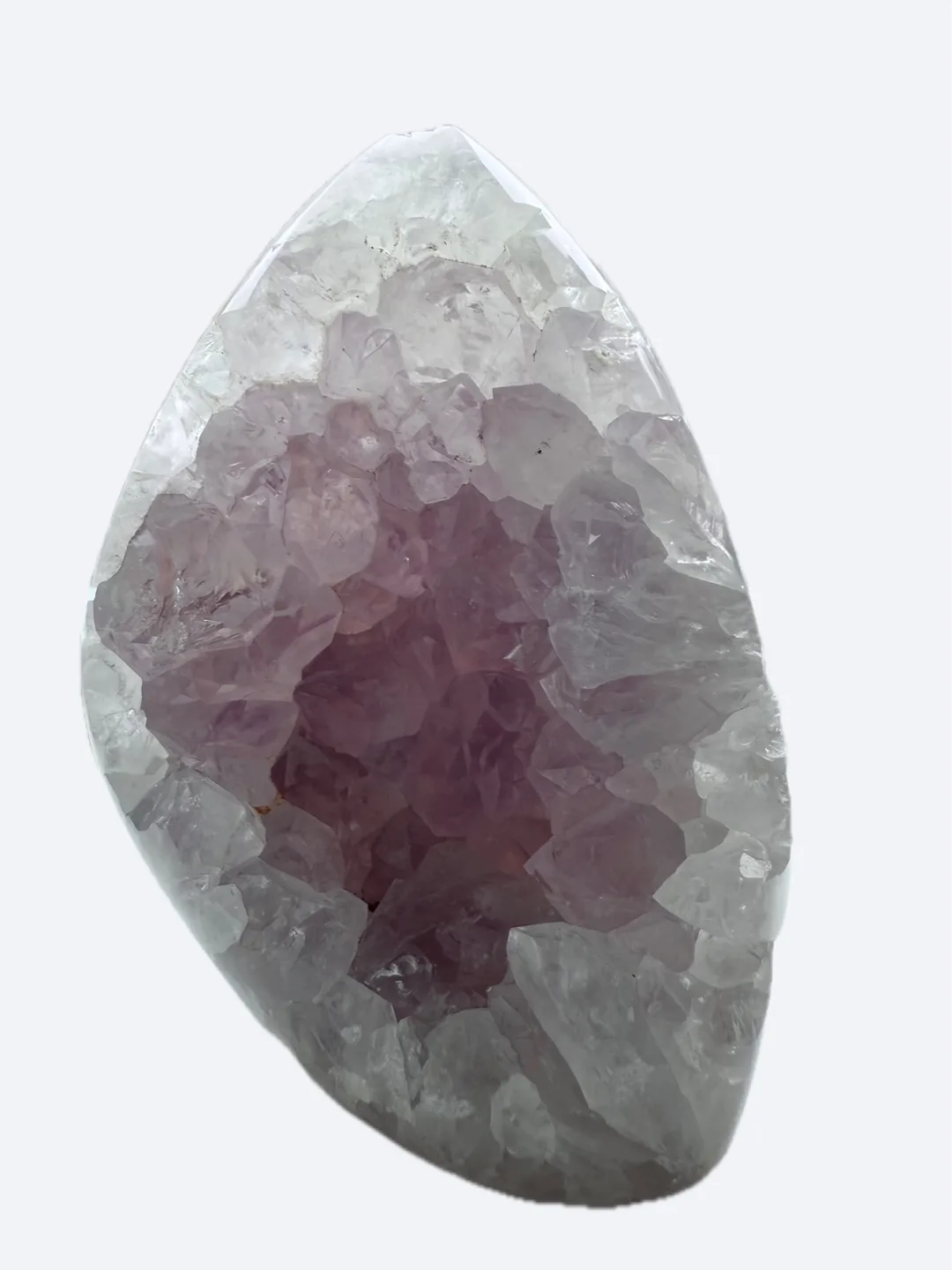 Rare Pink Amethyst Geode Polished Egg image indicator(9)