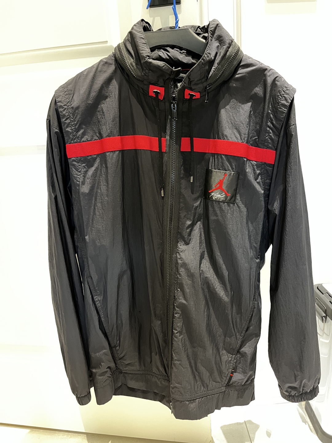 Nike Jordan Black & Red Windbreaker
