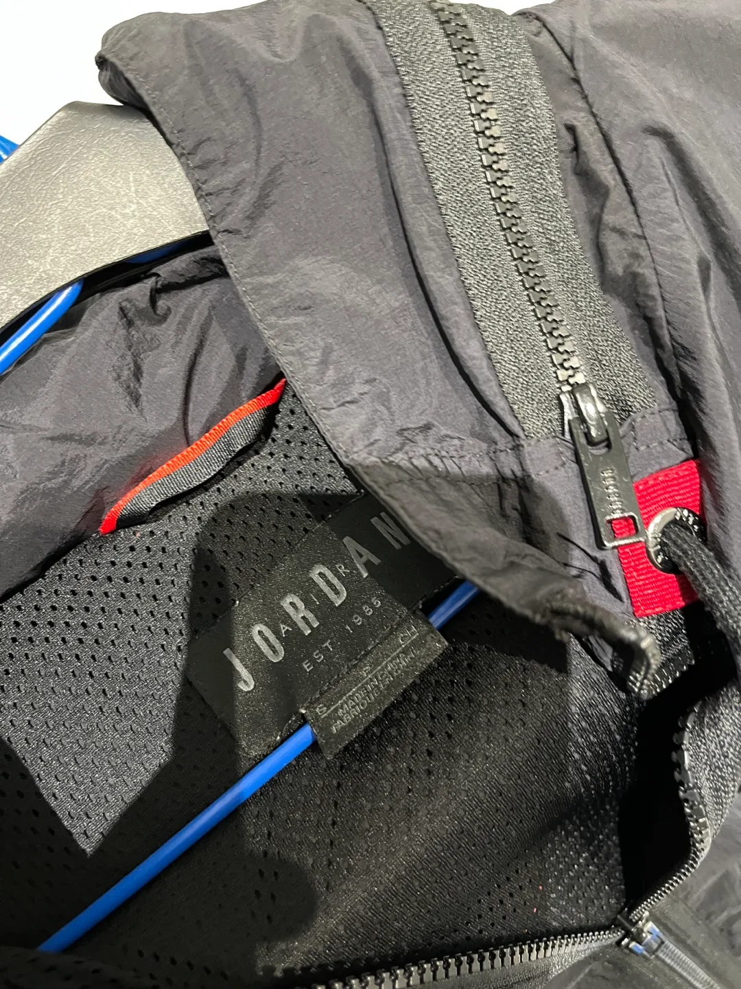 Nike Jordan Black & Red Windbreaker image indicator(4)