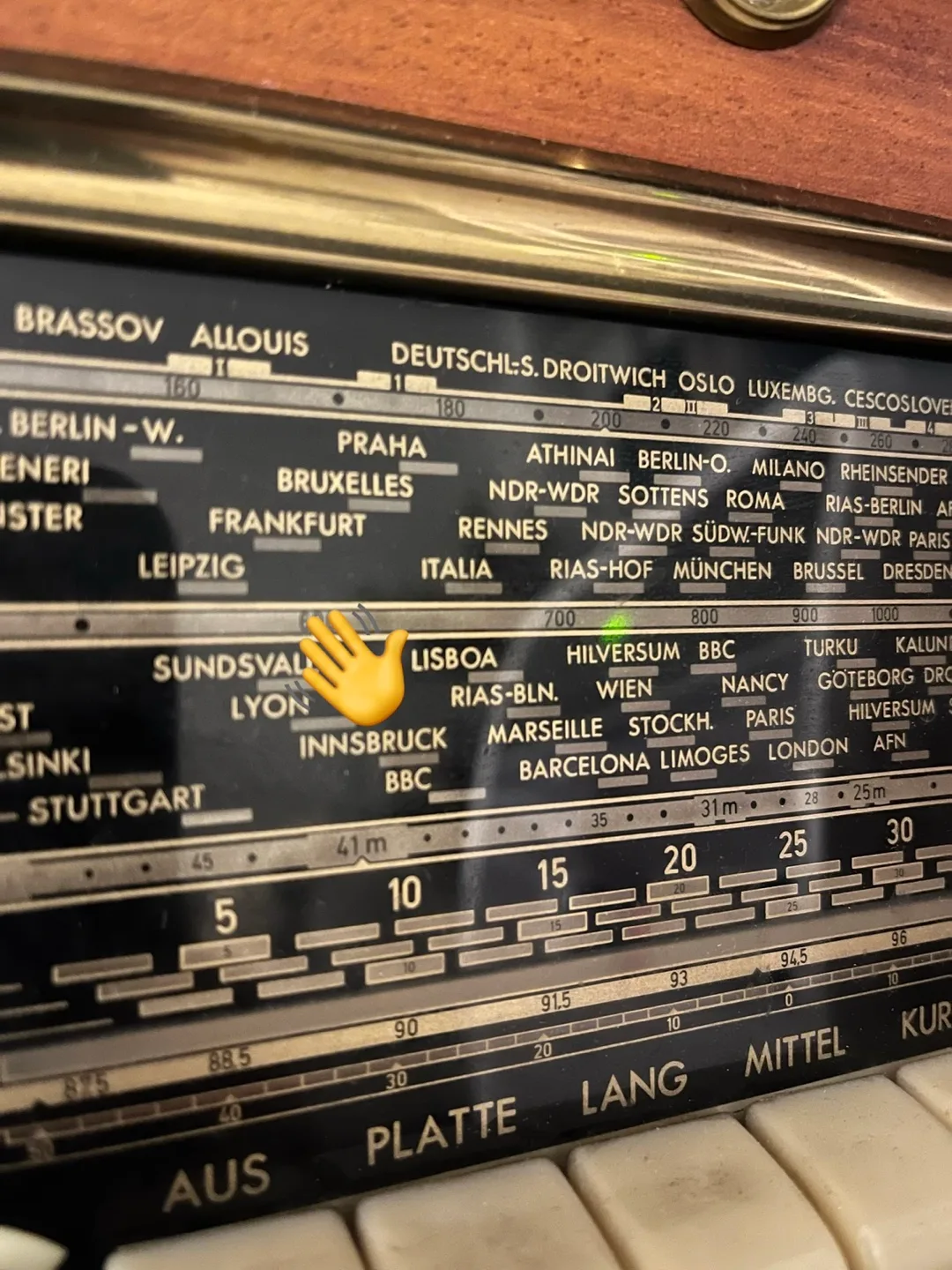 Vintage Telefunken Console Stereo Radio & Turntable image indicator(2)