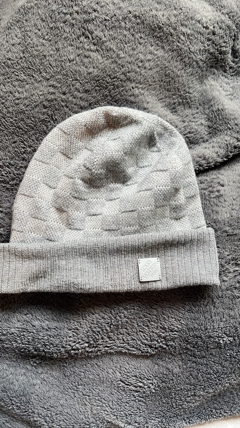 Louis Vuitton Grey Beanie