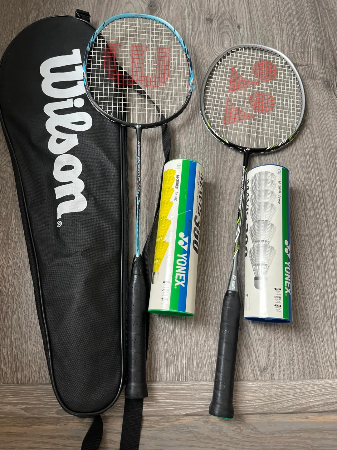Wilson recon px7600 yonex nanoray Pegasus Badminton Rackets thumbnail