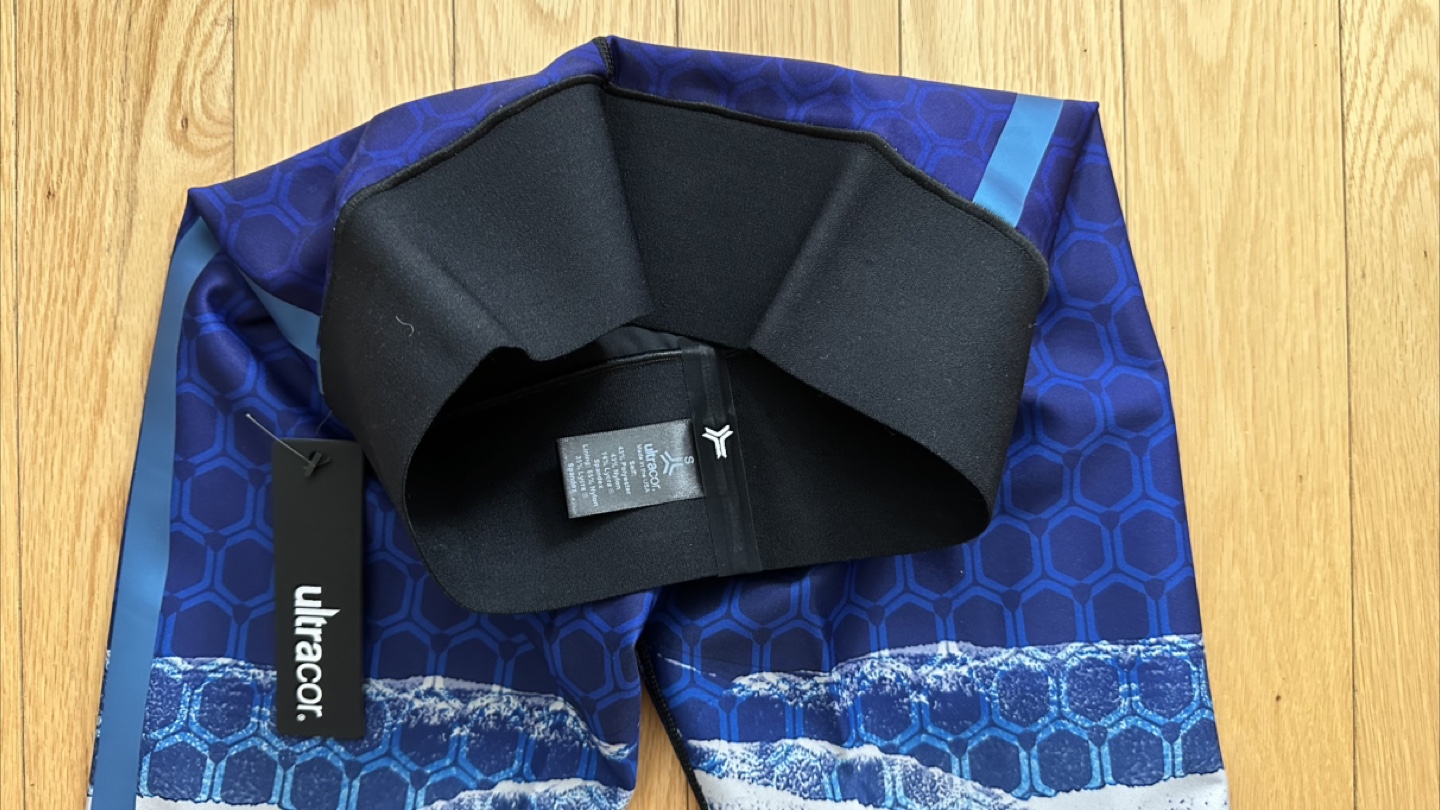 NWT Ultracor Blue Hexagon Wave Leggings- Small - photo 3