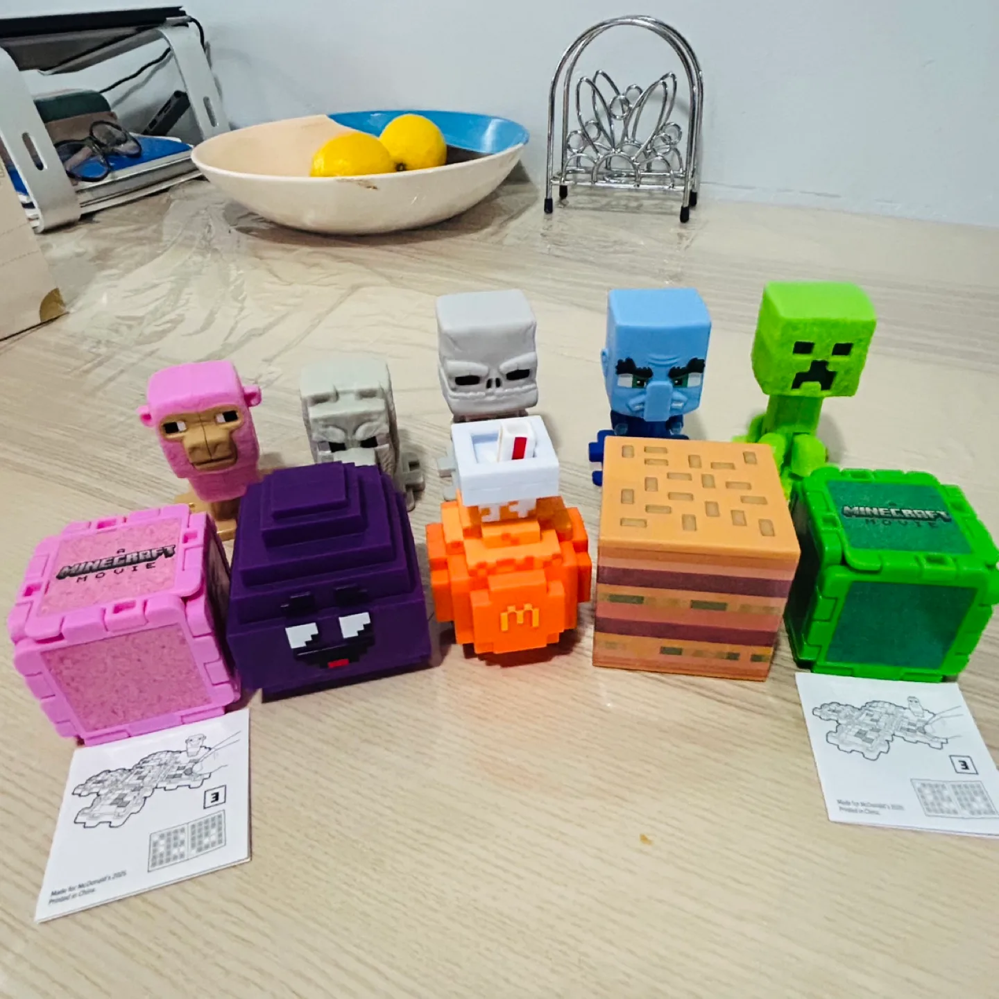 Minecraft Movie Happy Meal Toys thumbnail