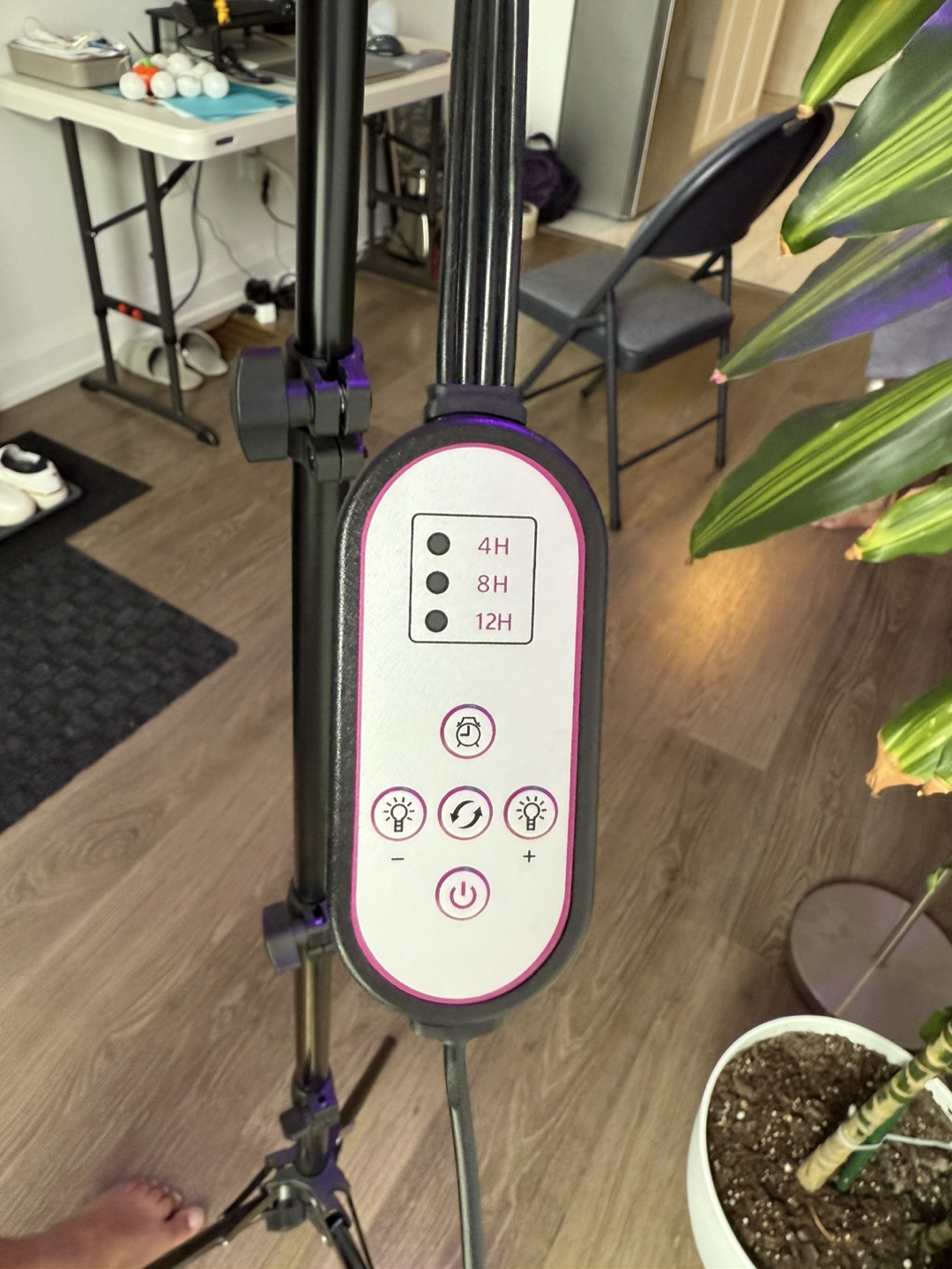 4-Head Plant Grow Light Stand with Timer - photo 4