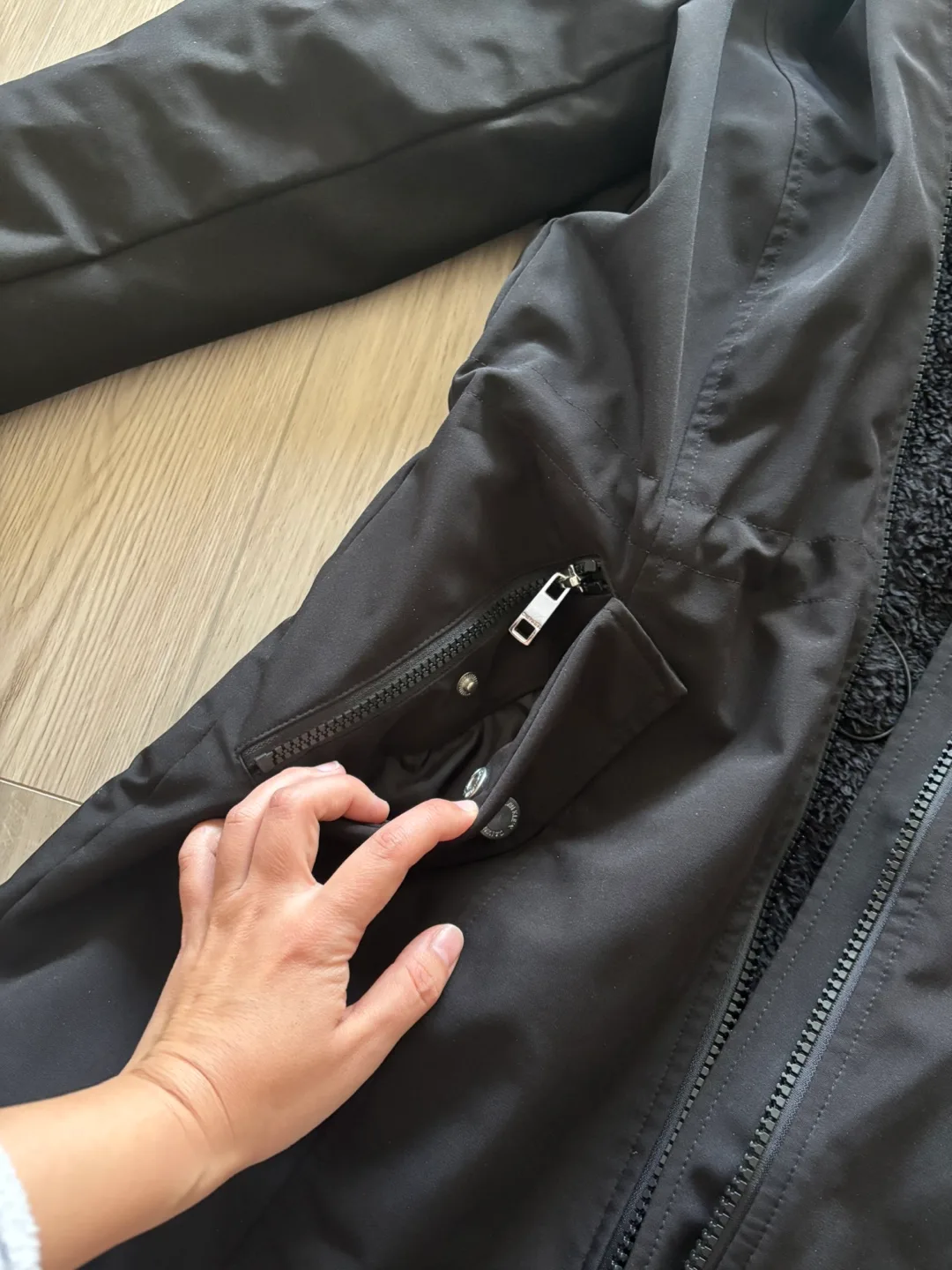 Calvin Klein water resistant fleece lined hoodied Winter Jacket image indicator(5)