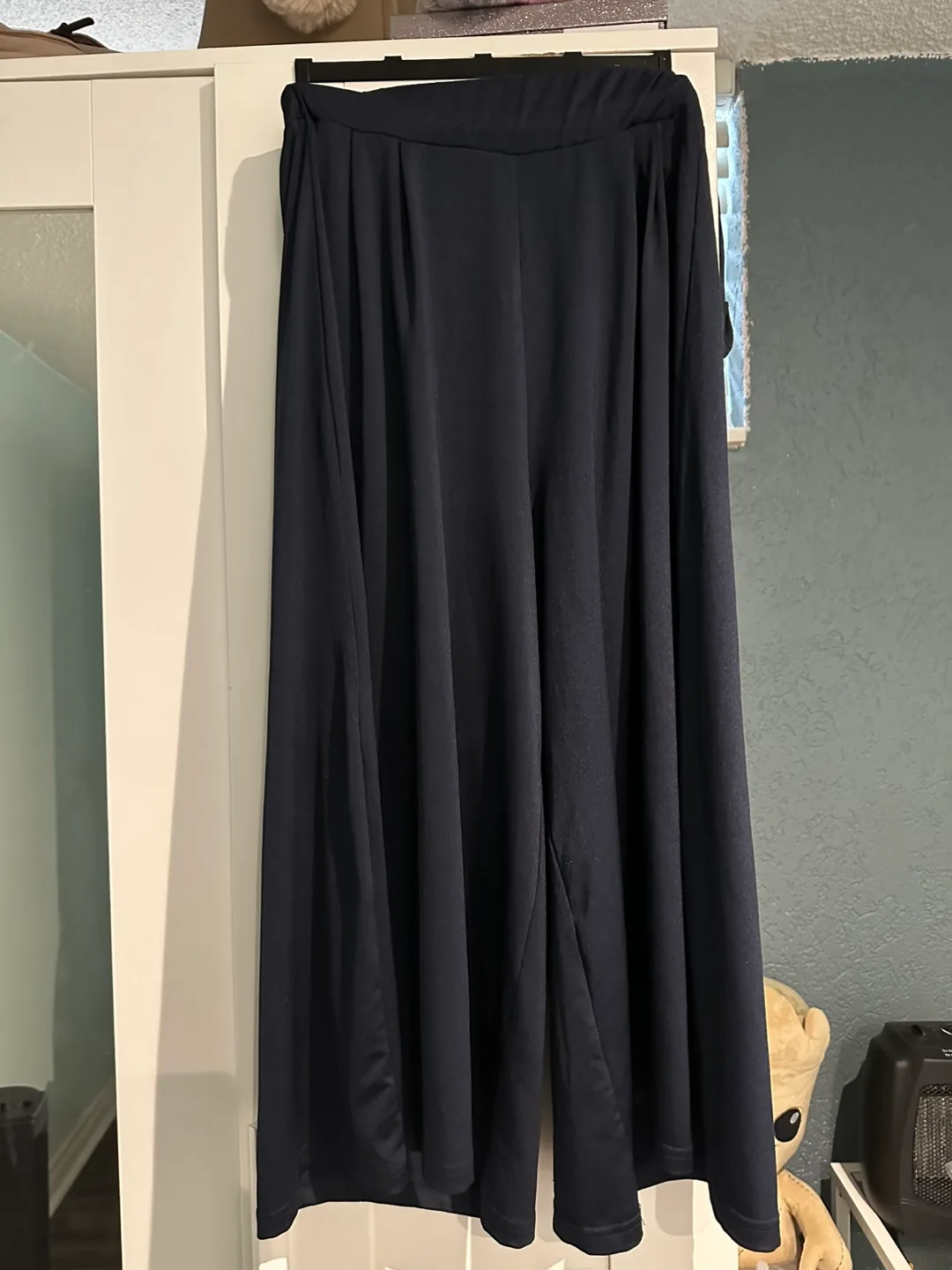 Navy Blue Wide Leg Culottes thumbnail