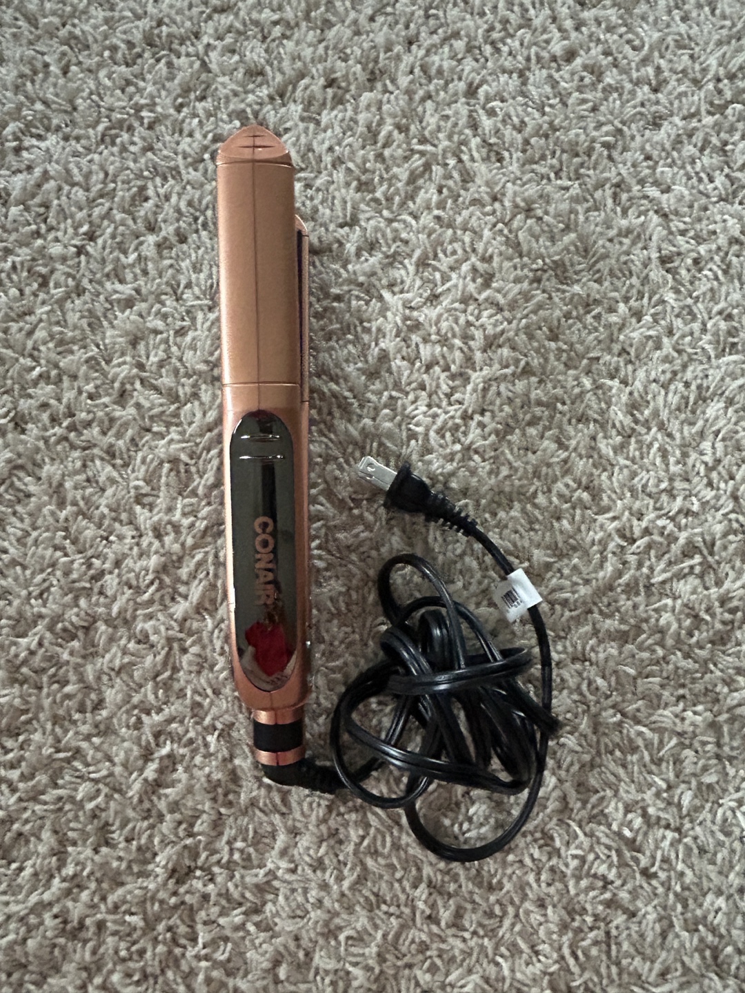 Conair Rose Gold Flat Iron Hair Straightener