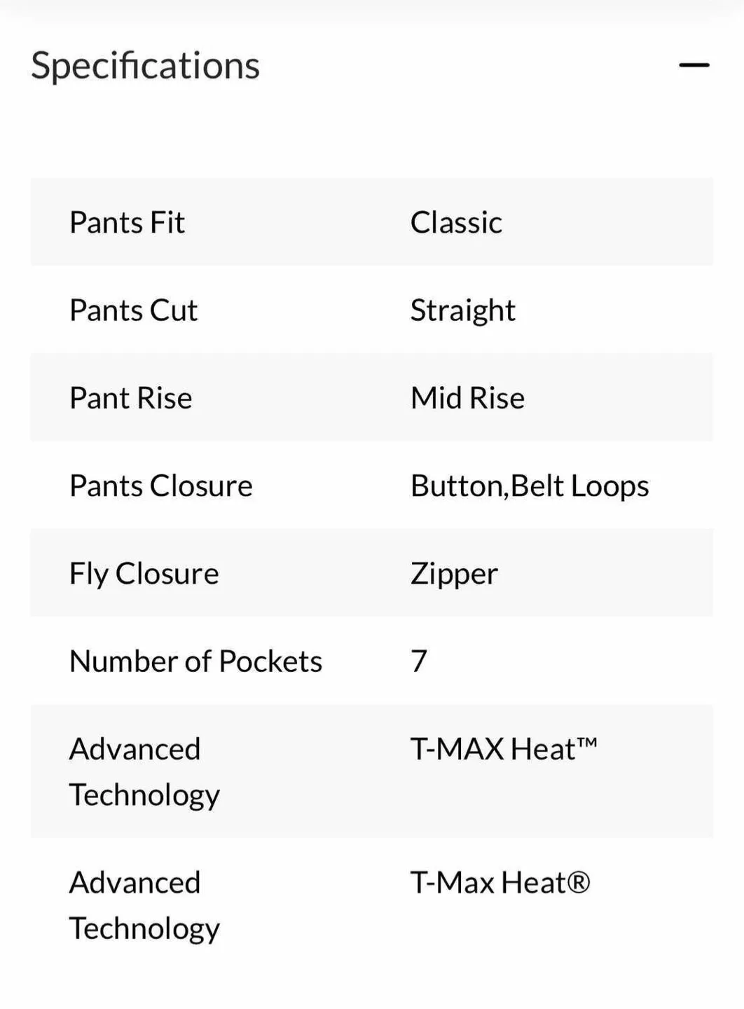 WindRiver Men's T-MAX Heat Lined Cargo Pants image indicator(4)