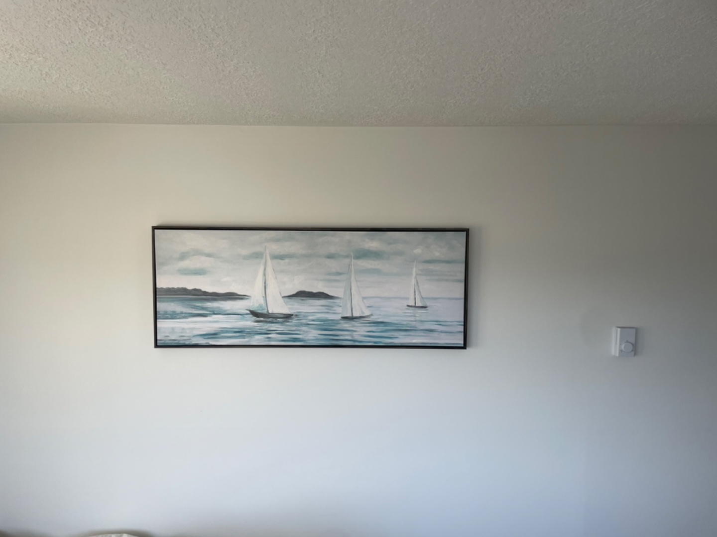 Seascape Canvas Painting of Sailboats - photo 5