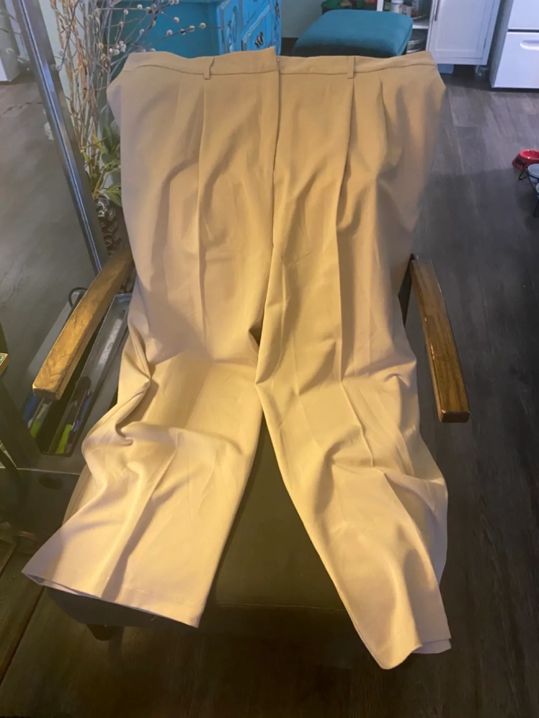 Dex Beige Wide Leg Pants thumbnail