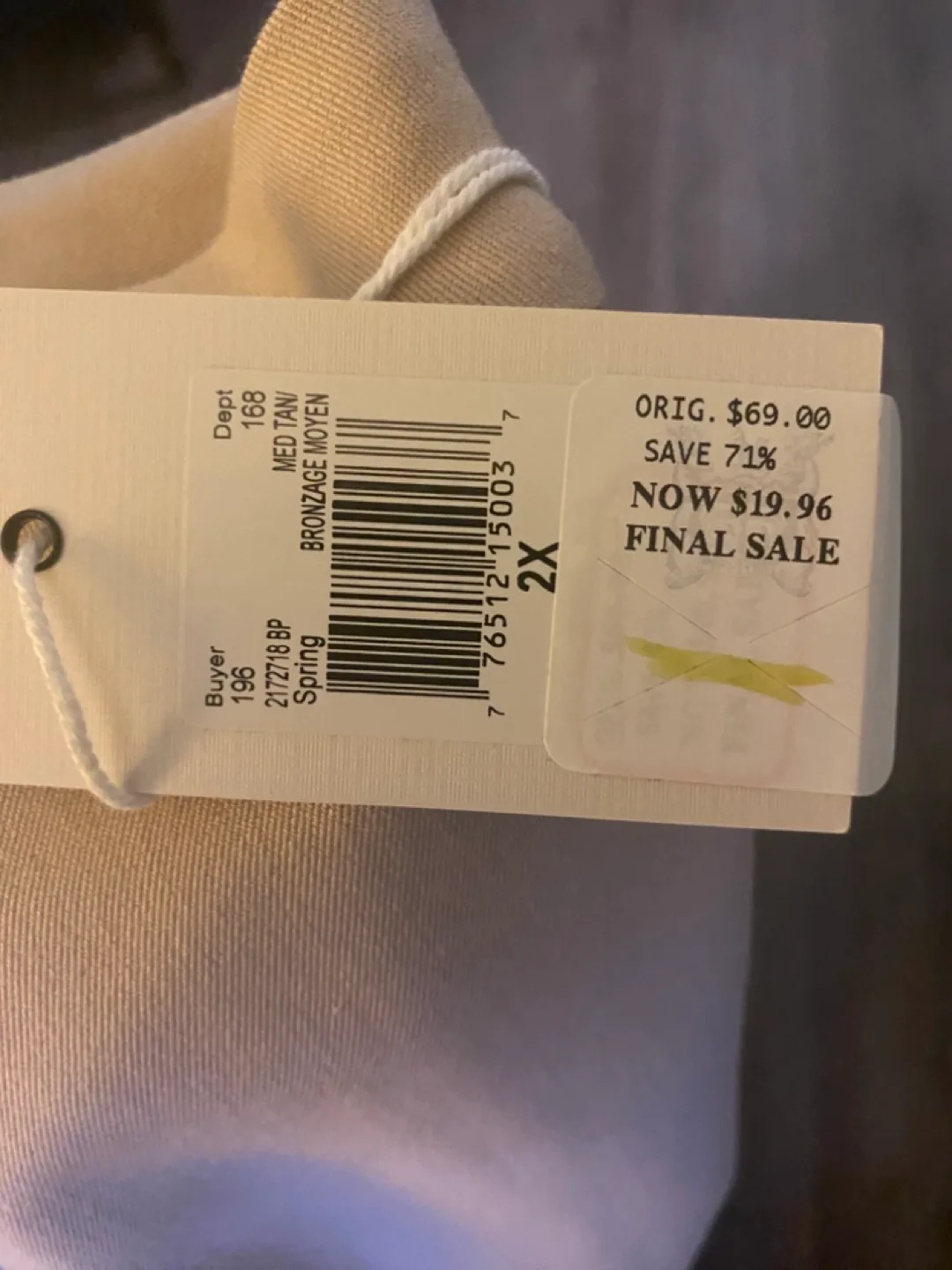 Dex Beige Wide Leg Pants image indicator(3)