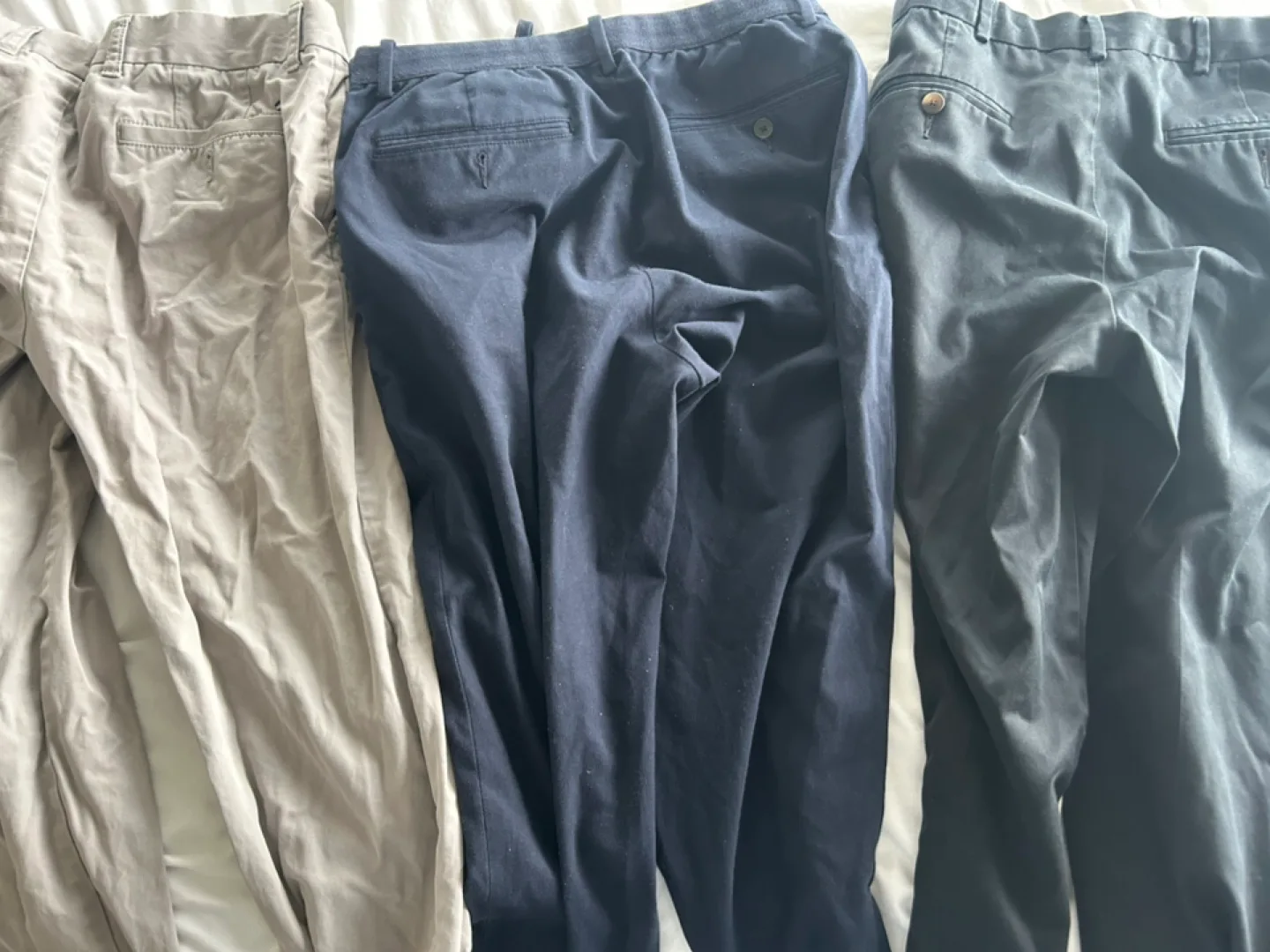 $8 for 3 ~32” Brand Name Casual Pants (Uniqlo, Tommy, Haggar) image indicator(2)