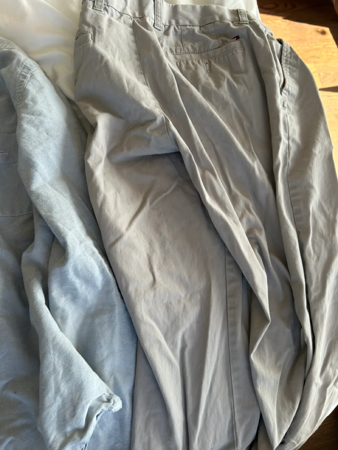 $8 for 3 ~32” Brand Name Casual Pants (Uniqlo, Tommy, Haggar) image indicator(8)