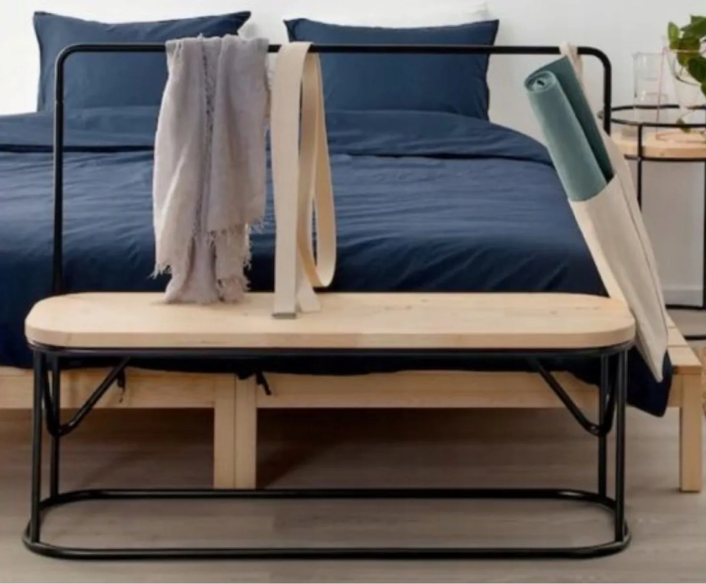 Modern Wood Bench image indicator(5)