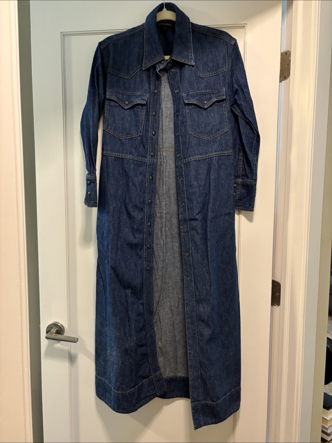 Banana Republic Petite Denim Maxi Dress