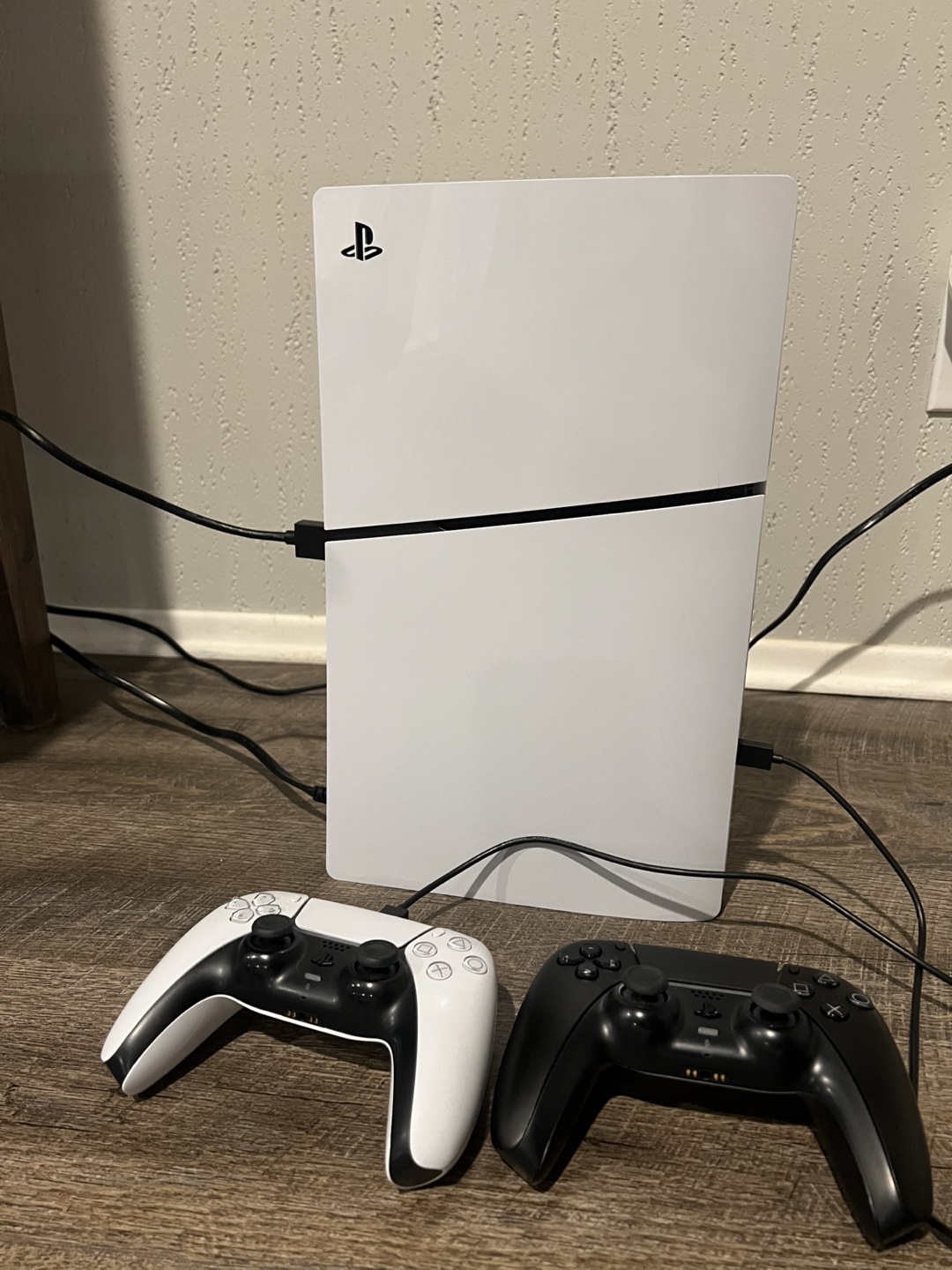 PS5 Console with Two Controllers