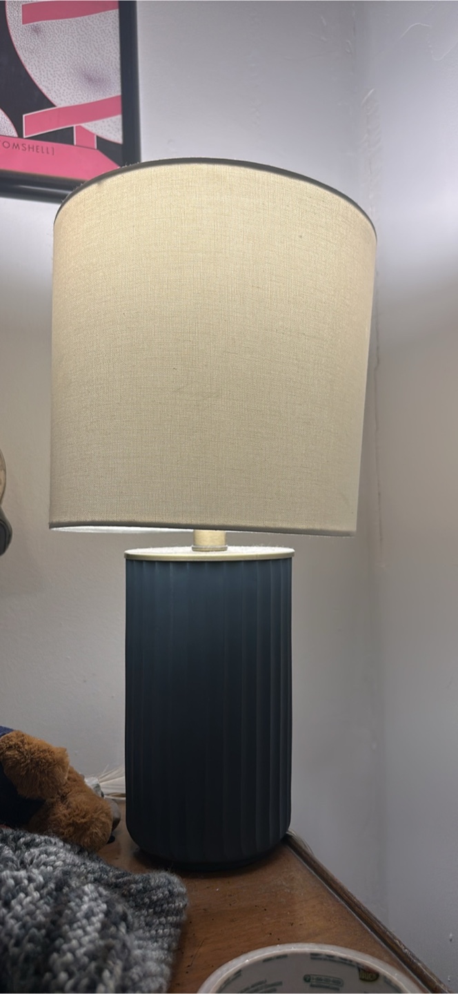 Lamp - Teal & Gold