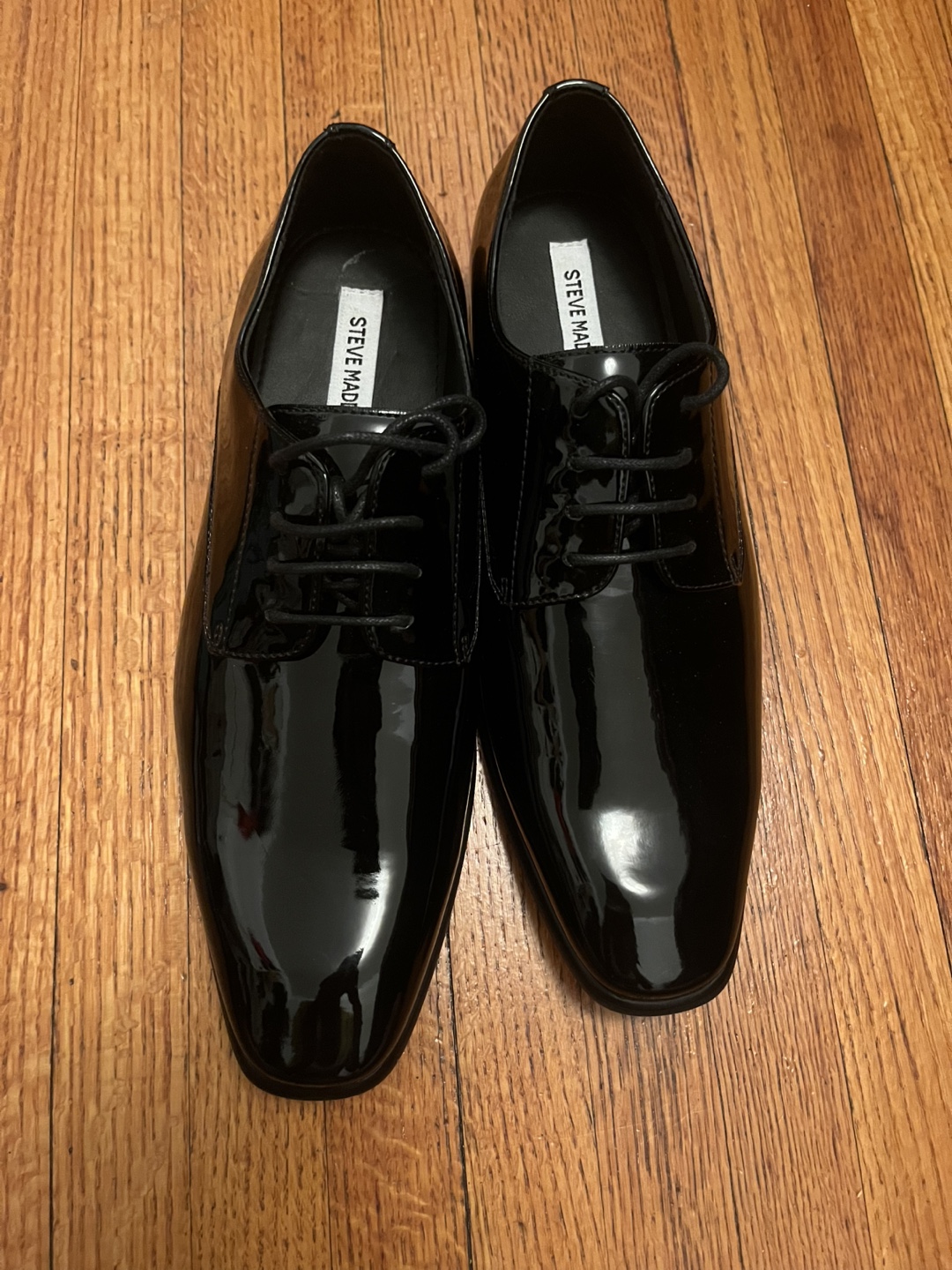 Men's Steve Madden Black Patent Leather Dress Shoes