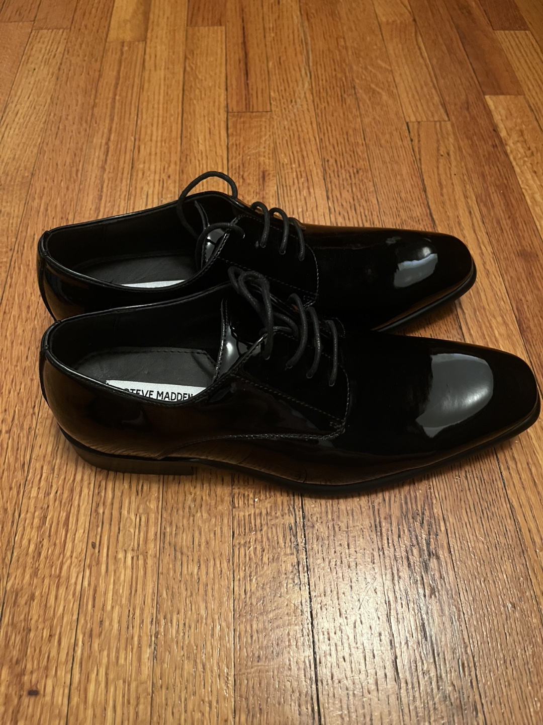 Men's Steve Madden Black Patent Leather Dress Shoes - photo 3