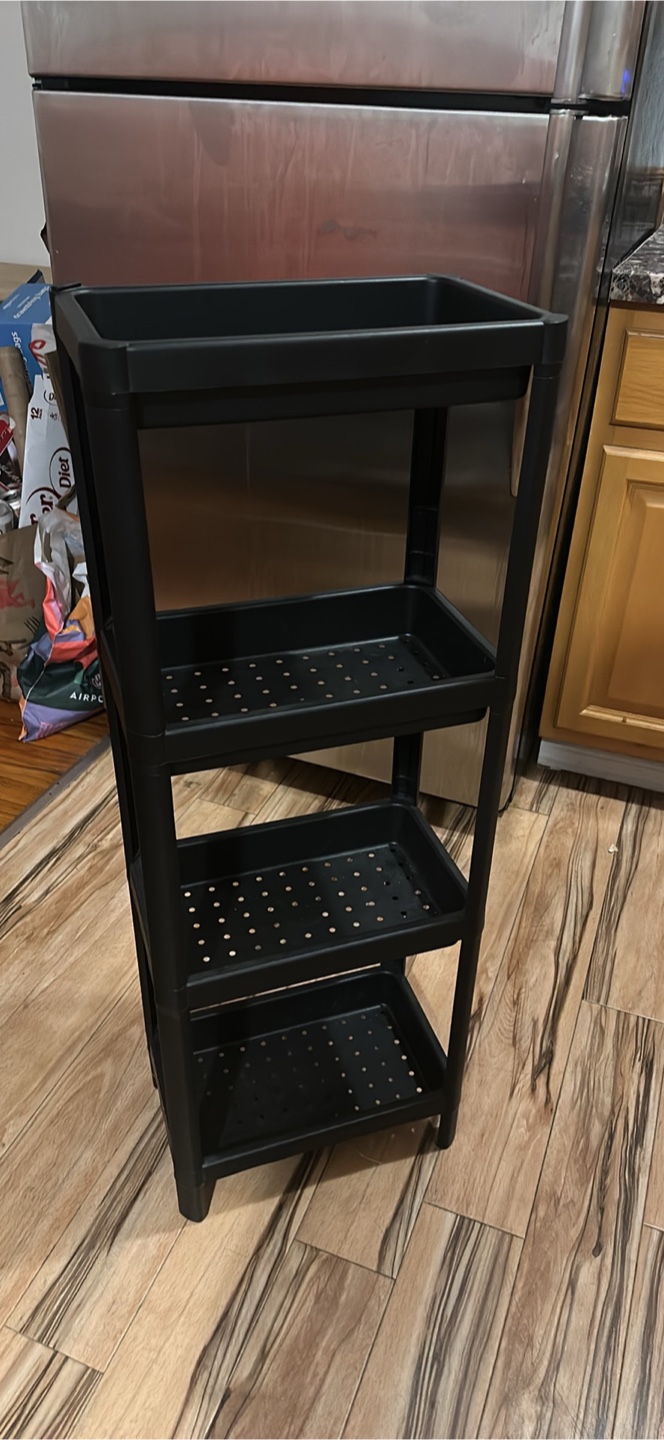 Shelved organizer - 4 shelves