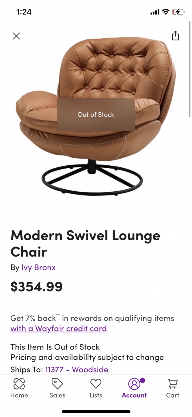 Ivy Bronx Modern Swivel Lounge Chair - photo 2