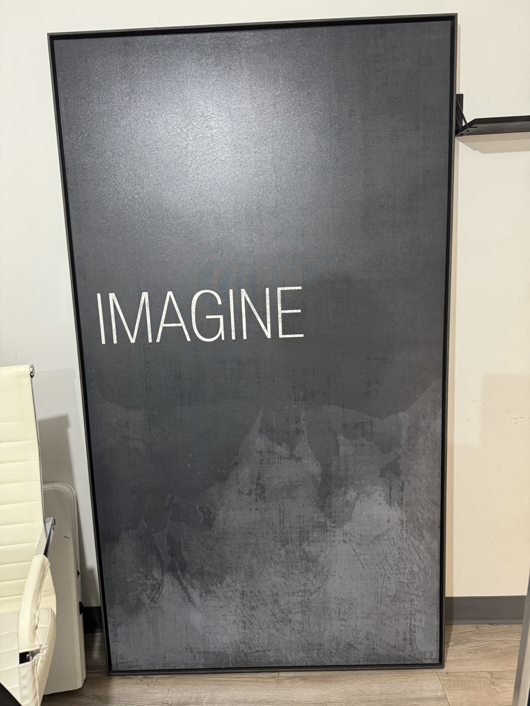 Large Framed Canvas Wall Art - Imagine