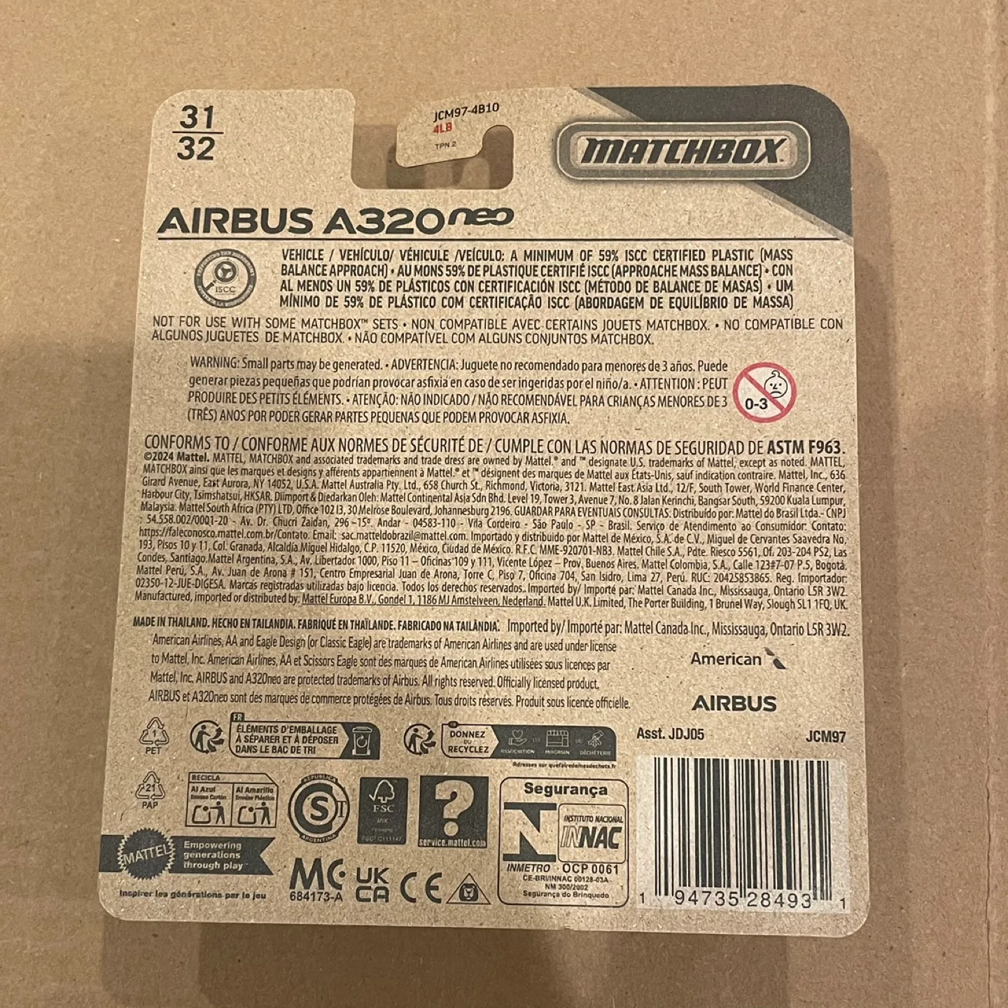 Matchbox Skybusters Airbus A320 neo image indicator(7)