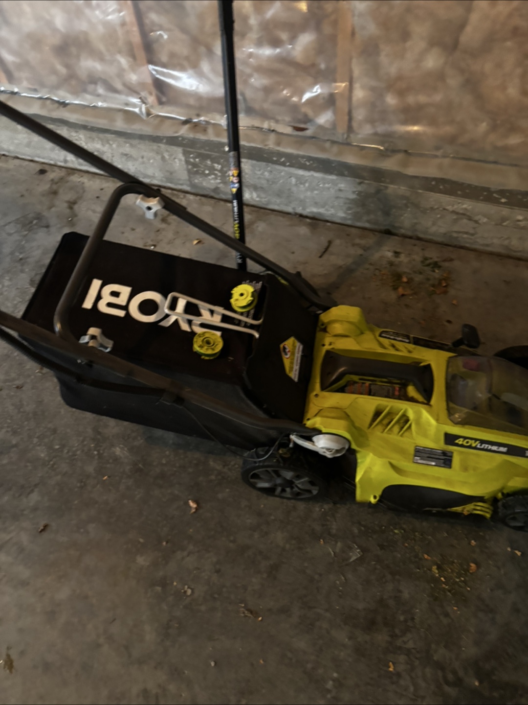 RYOBI 40V cordless mower and string trimmer - photo 2
