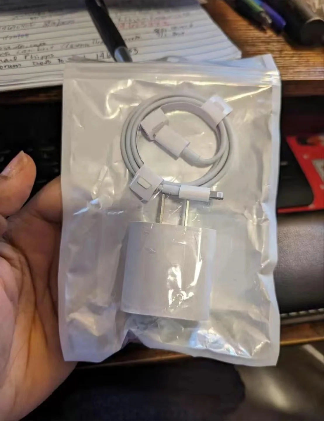 New - 20W IPhone Charger + Cable FAST CHARGER image indicator(2)