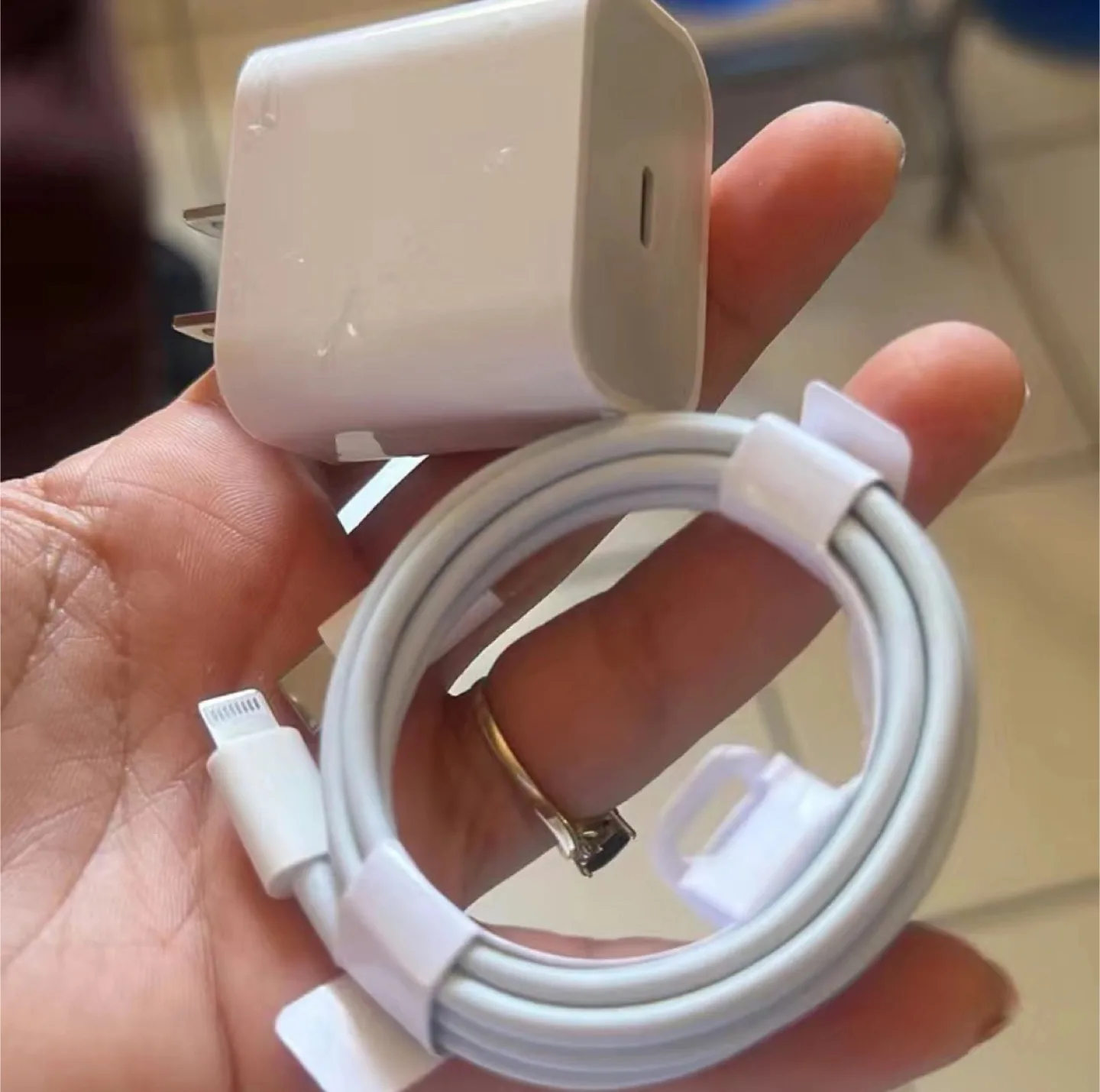 New - 20W IPhone Charger + Cable FAST CHARGER image indicator(4)