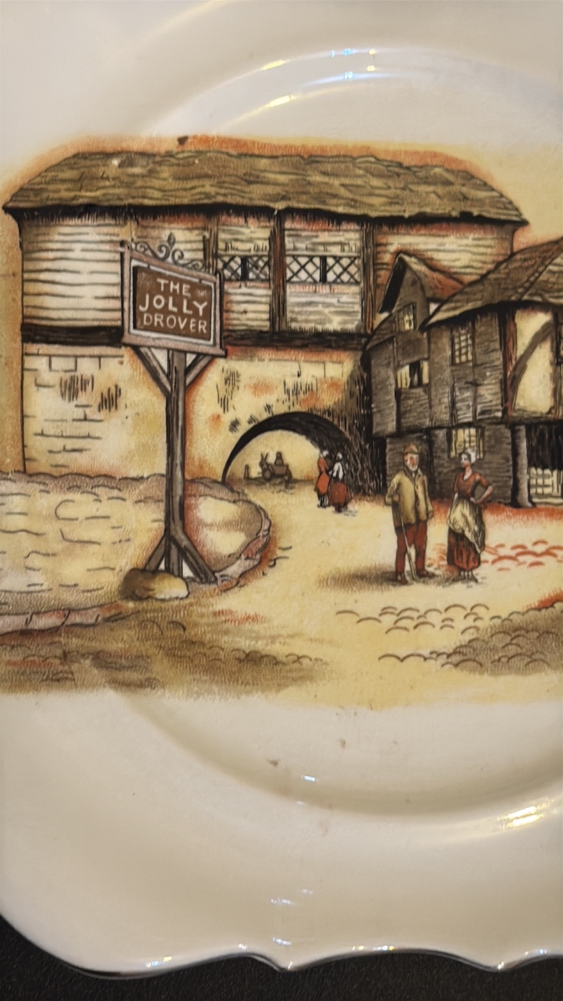 Vintage English Ware Plate - The Jolly Drover - photo 4