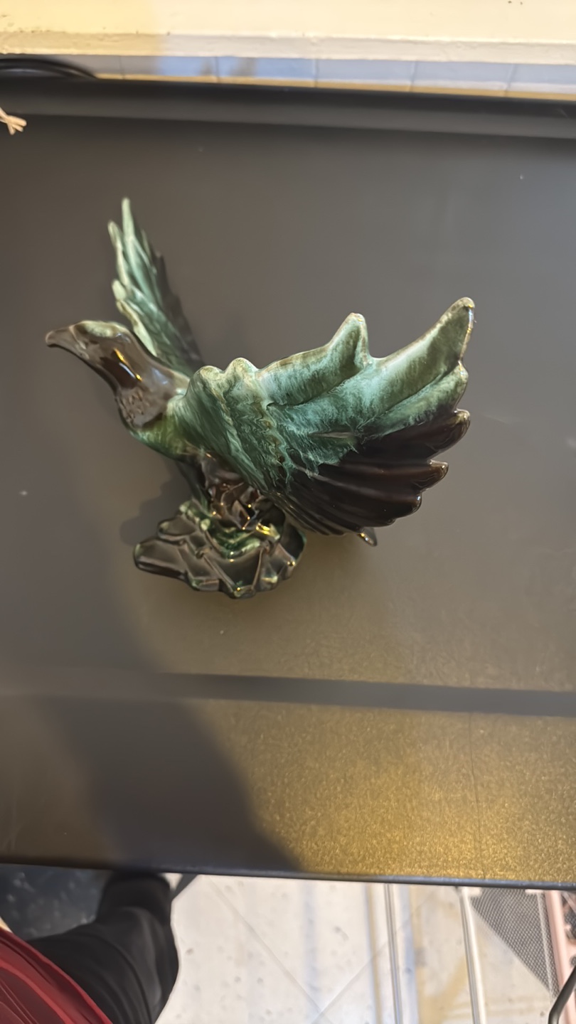 Vintage Ceramic Eagle Figurine - photo 2