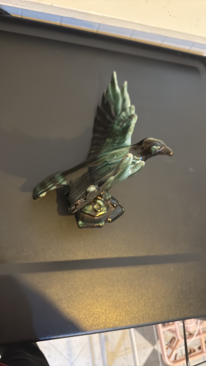 Vintage Ceramic Eagle Figurine