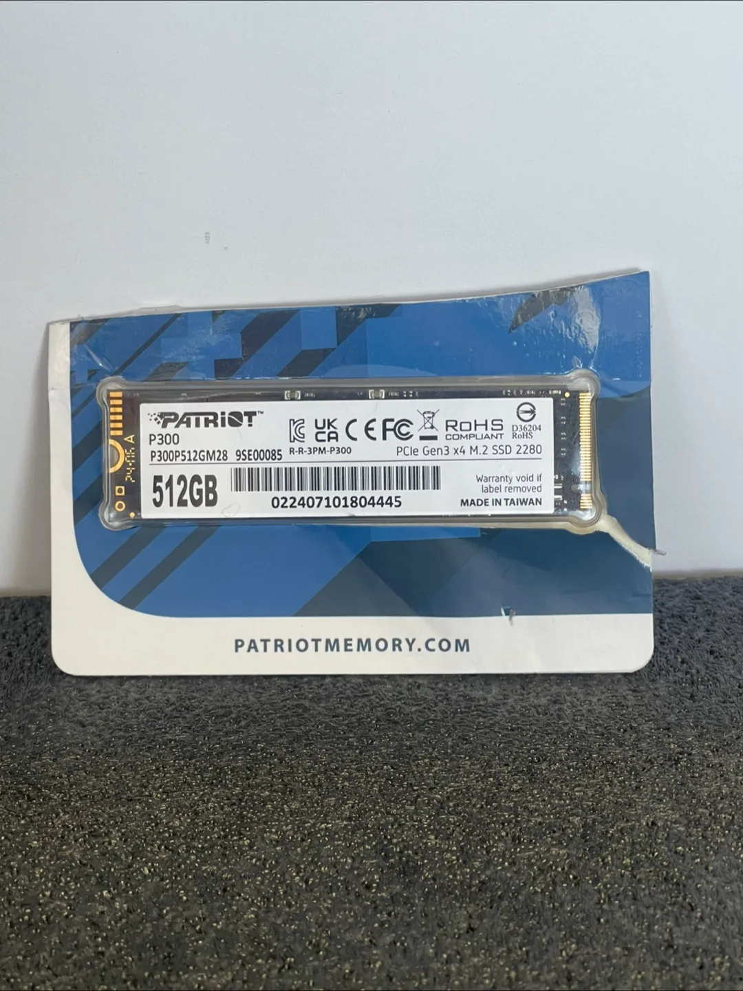 Patriot P300 512GB PCIe Gen3 x4 M.2 SSD thumbnail